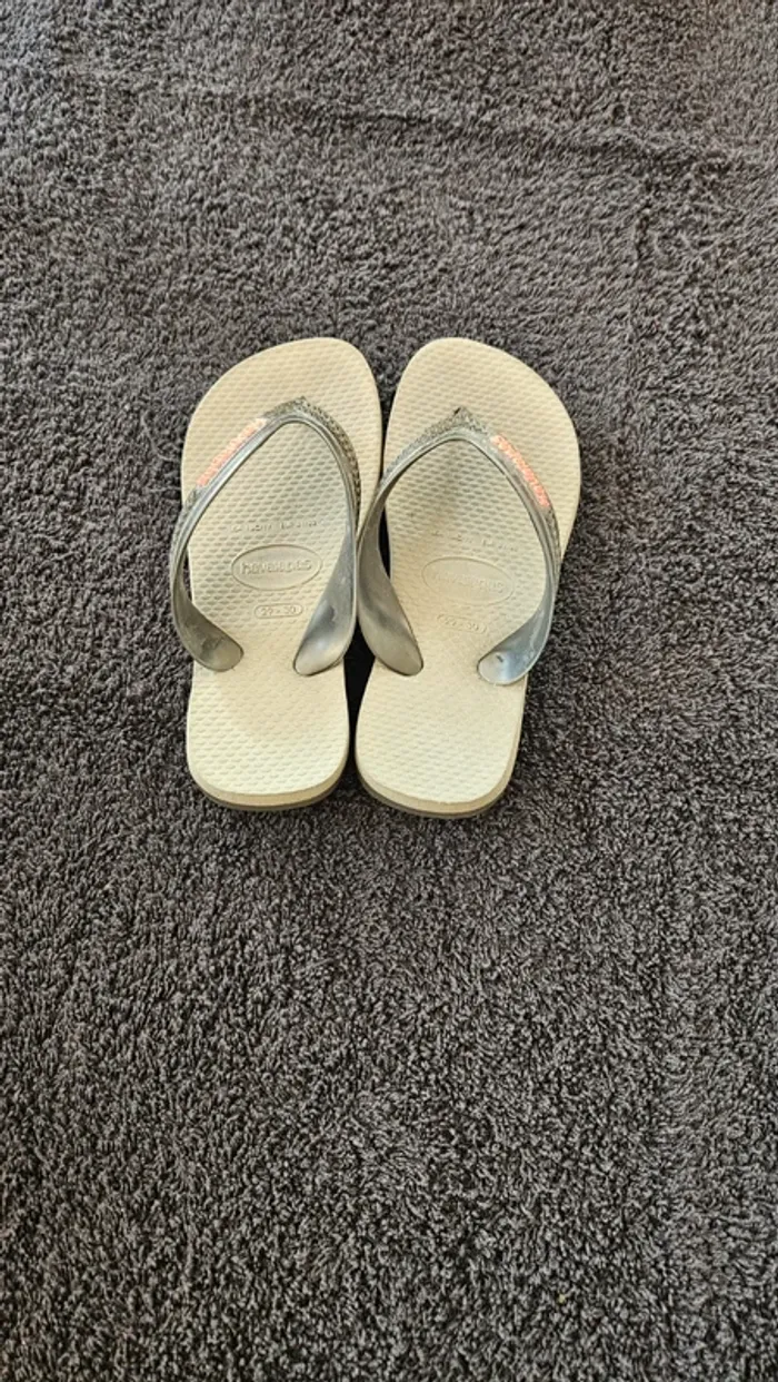 Havaianas - Tong - Gris - Taille : 29-30 - photo numéro 3