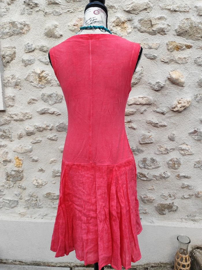 Magnifique robe Elisa Cavaletti taille S couleur corail #55 - photo numéro 2