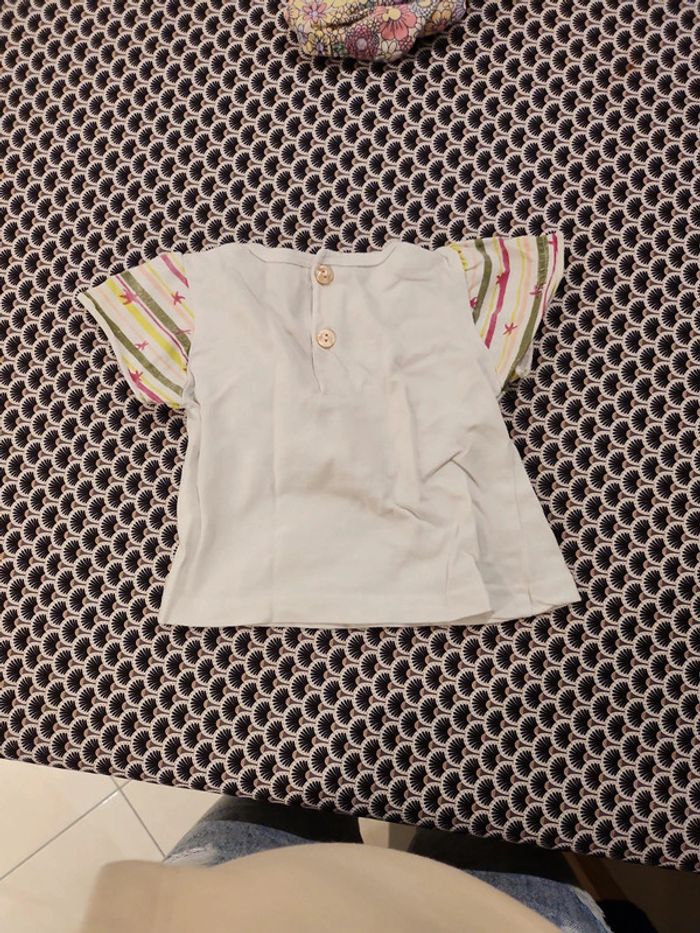 T-shirt manches courtes bébé fille - photo numéro 2