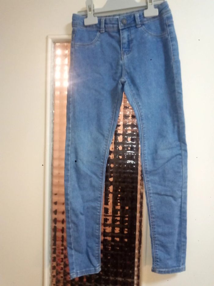 Jean bleu ciel skinny