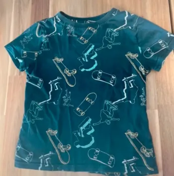 T-shirt manches courtes motif skater