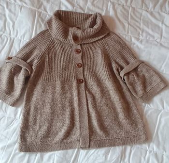 Gilet chaud marron