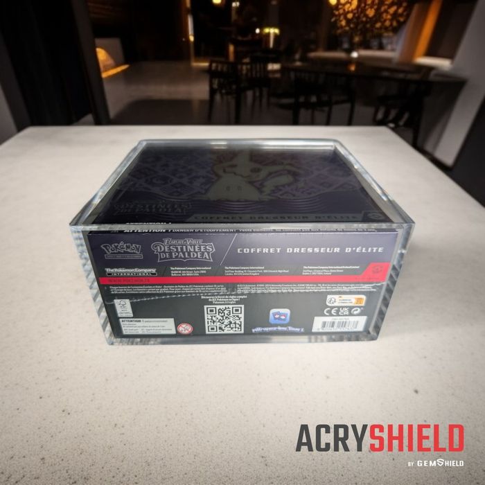 Protection acrylique pour ETB pokémon de la gamme Basics by Gemshield - photo numéro 2