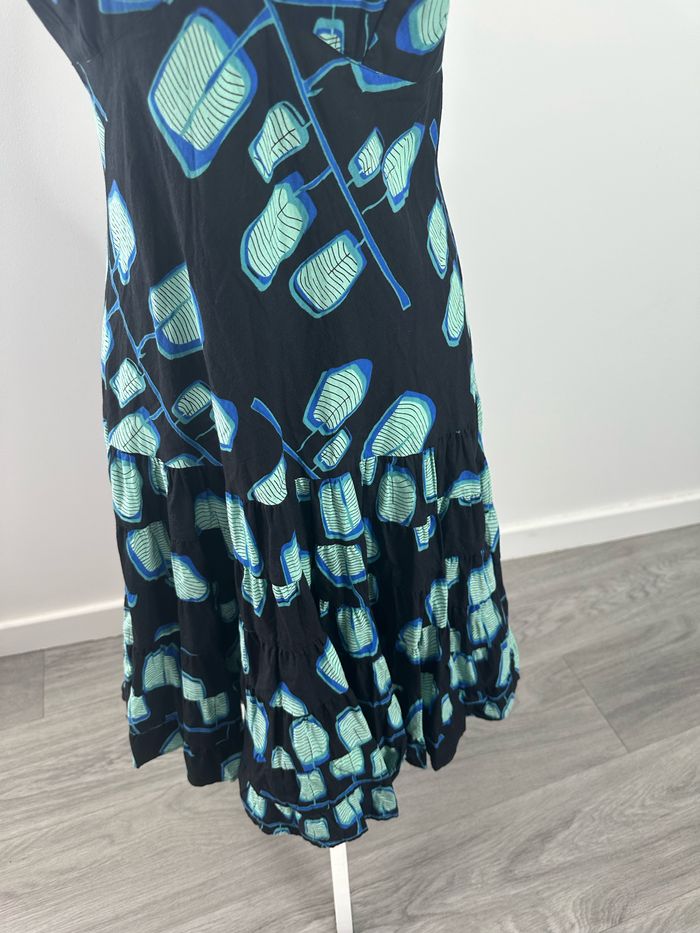 Robe pin-up noire et bleue Aller Simplement T36/38 S/M - photo numéro 3