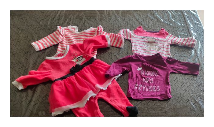 Carton de vêtements bébé fille 3 mois - photo numéro 4