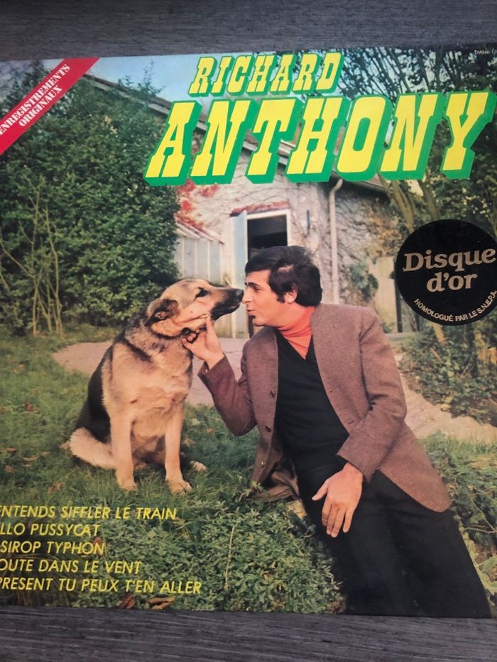 Vinyle 33t Richard Anthony