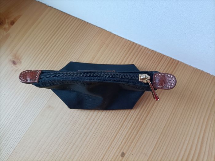 Porte monnaie Longchamp noir pliage comme neuf - photo numéro 3