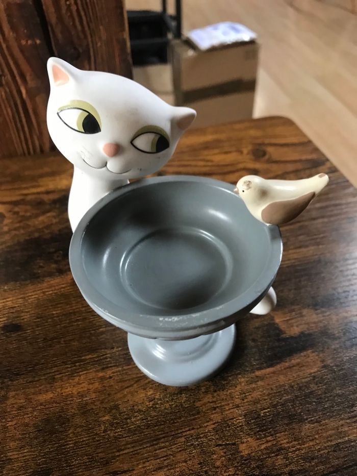 Figurine Chat et Oiseau Partylite 2013 - photo numéro 4