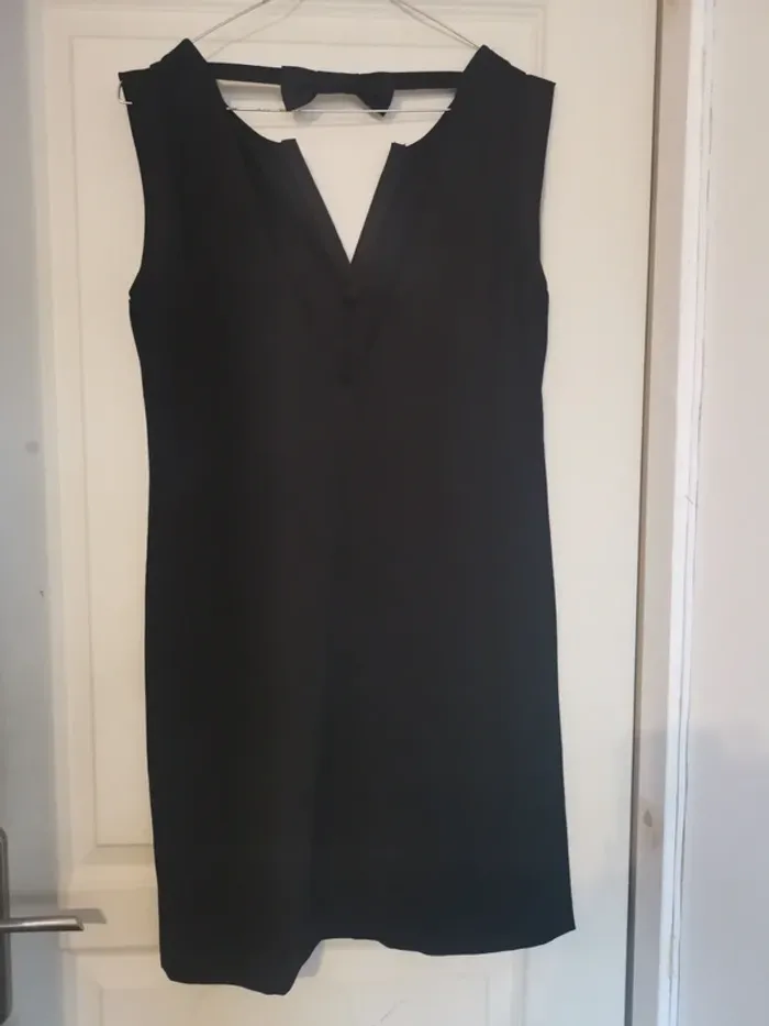 Robe noire droite Phildar Grain de Malice - photo numéro 2