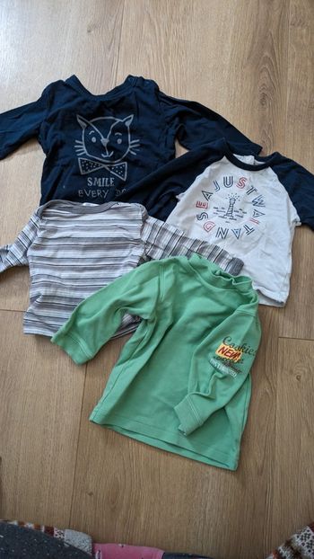 Lot 4 t-shirts 3 mois