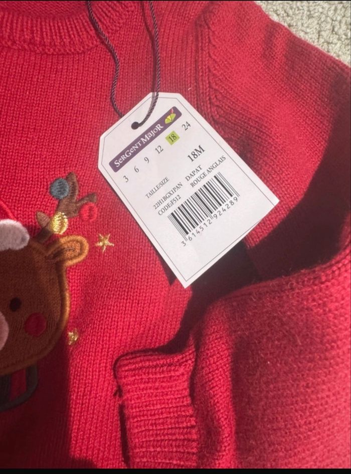 Pull de Noël sergent major garçon - photo numéro 4