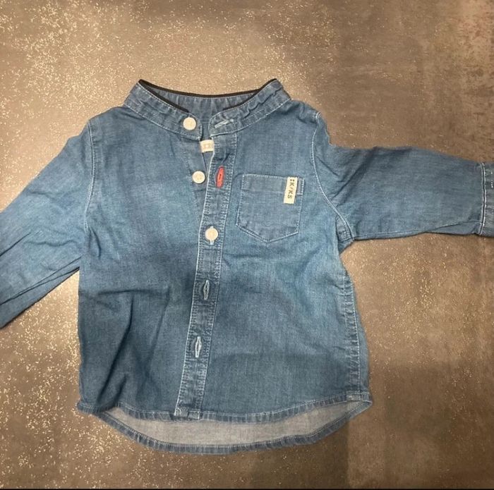 Lot de 2 chemises Ikks taille 3 mois - photo numéro 4