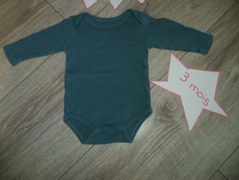 Body mixte ml 3 mois
