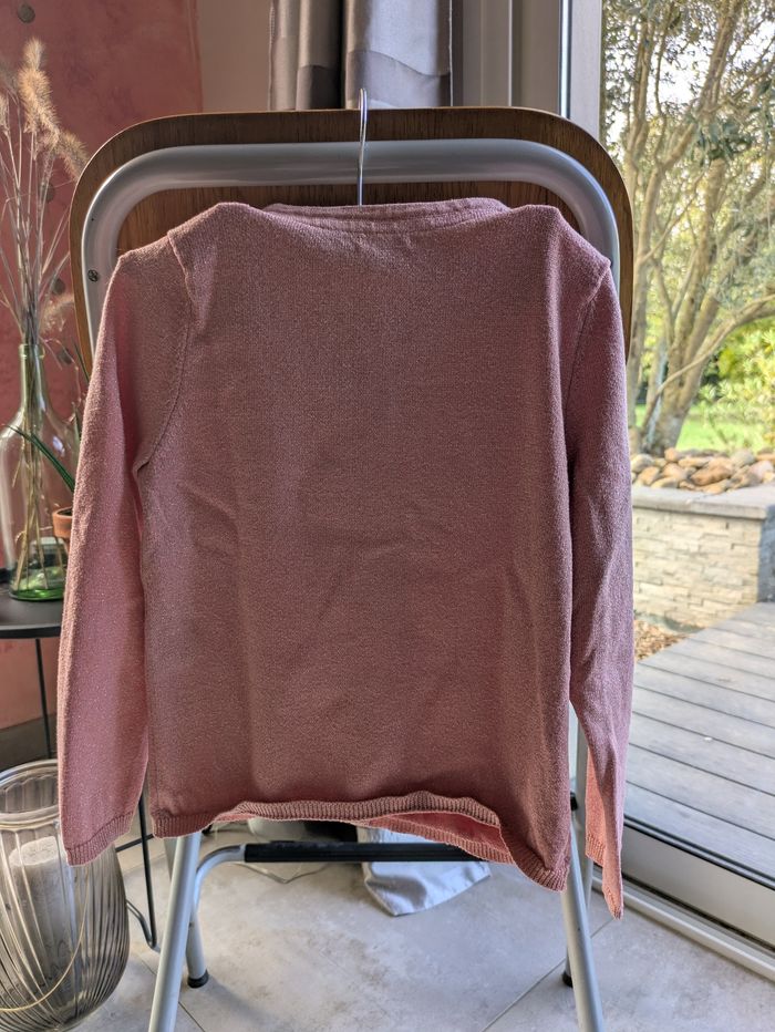Gilet rose à paillettes - photo numéro 3