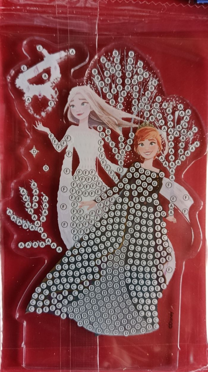 Veilleuse la reine des neiges disney diamant painting - photo numéro 2