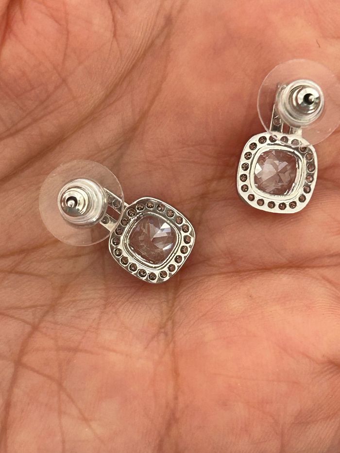 Boucles d’oreilles, zirconium cubique style Bridgerton - photo numéro 8