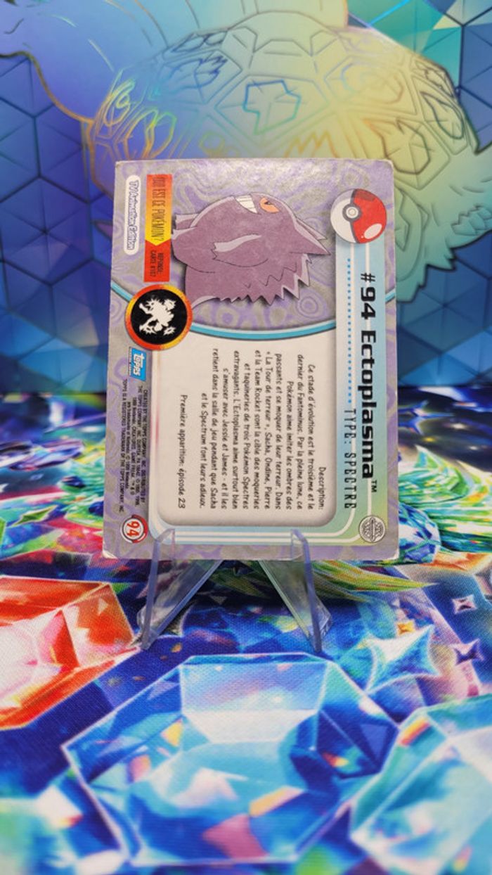 Carte Pokémon Topps n°94 Ectoplasma Series 1 FR - photo numéro 2