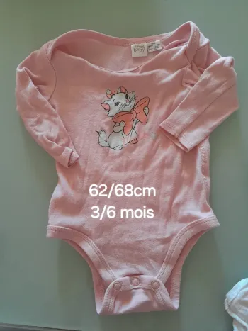 Body fille ml 3/6m