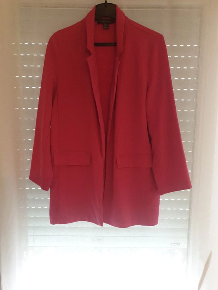 Veste blazer légère rose - photo numéro 2