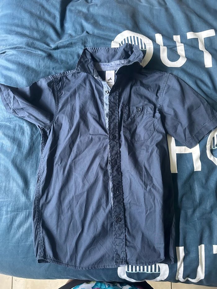 Chemisette enfant bleu