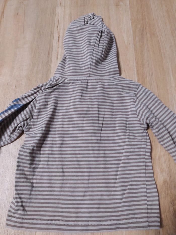 Sweat capuche tape à l'oeil 12 mois - photo numéro 5