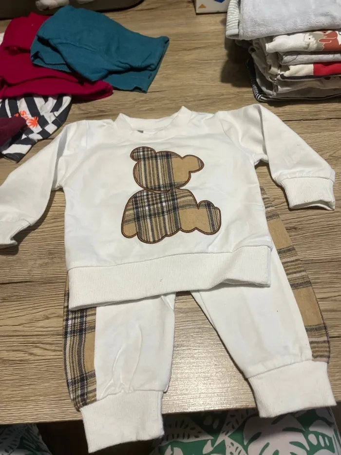 Ensemble 3/6 mois ourson