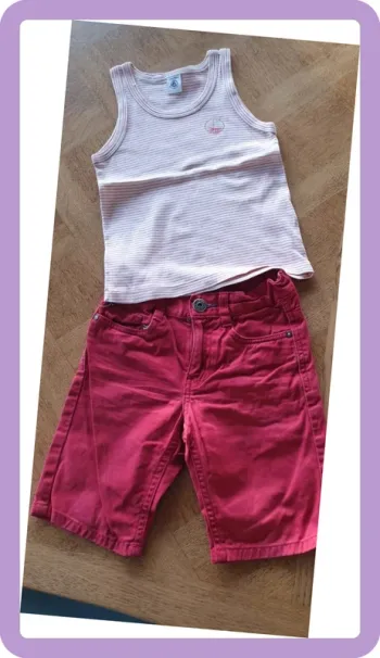 Ensemble short débardeur 6 ans