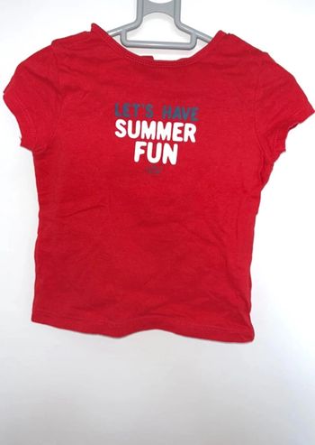 T-shirt rouge bébé garçon Kiabi