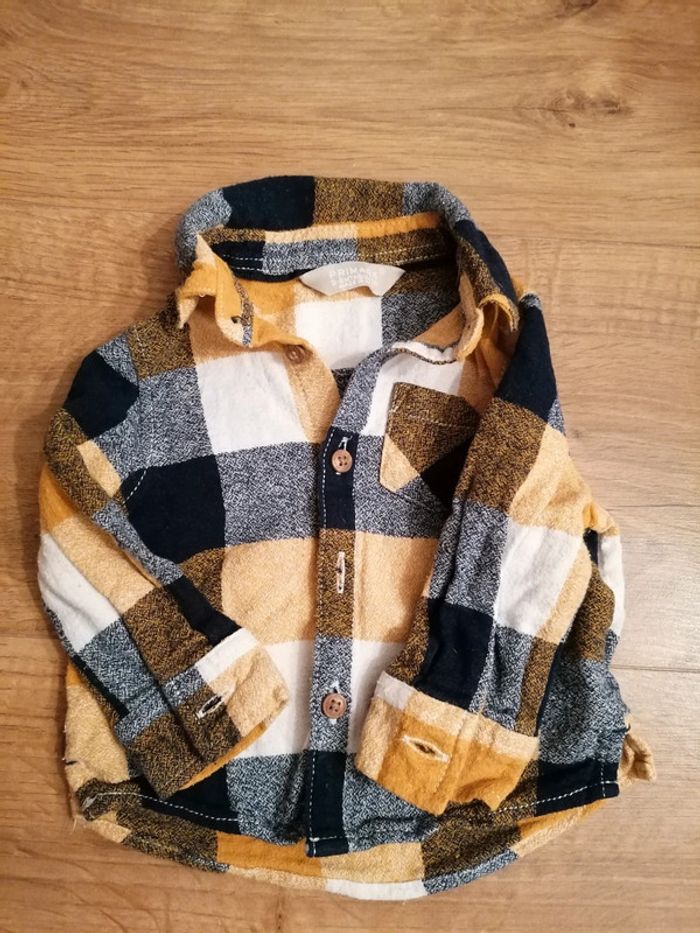 Chemise bébé hiver 3 a 6 mois