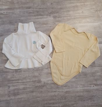 Lot vêtements 36 mois body + pull