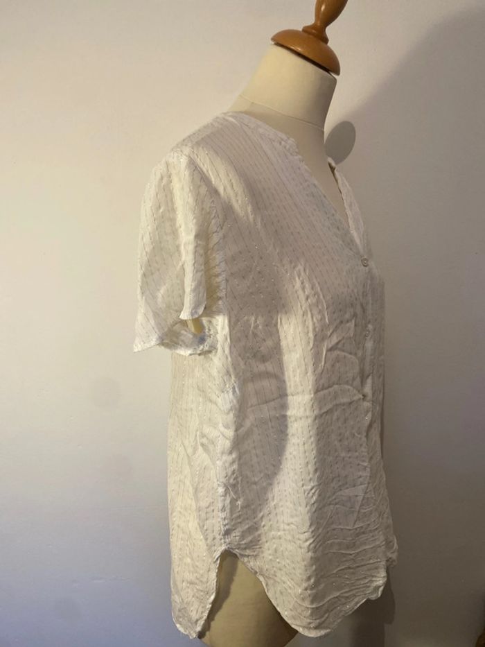 Blouse manche courte femme taille 44 de marque Yessica C&A - photo numéro 2