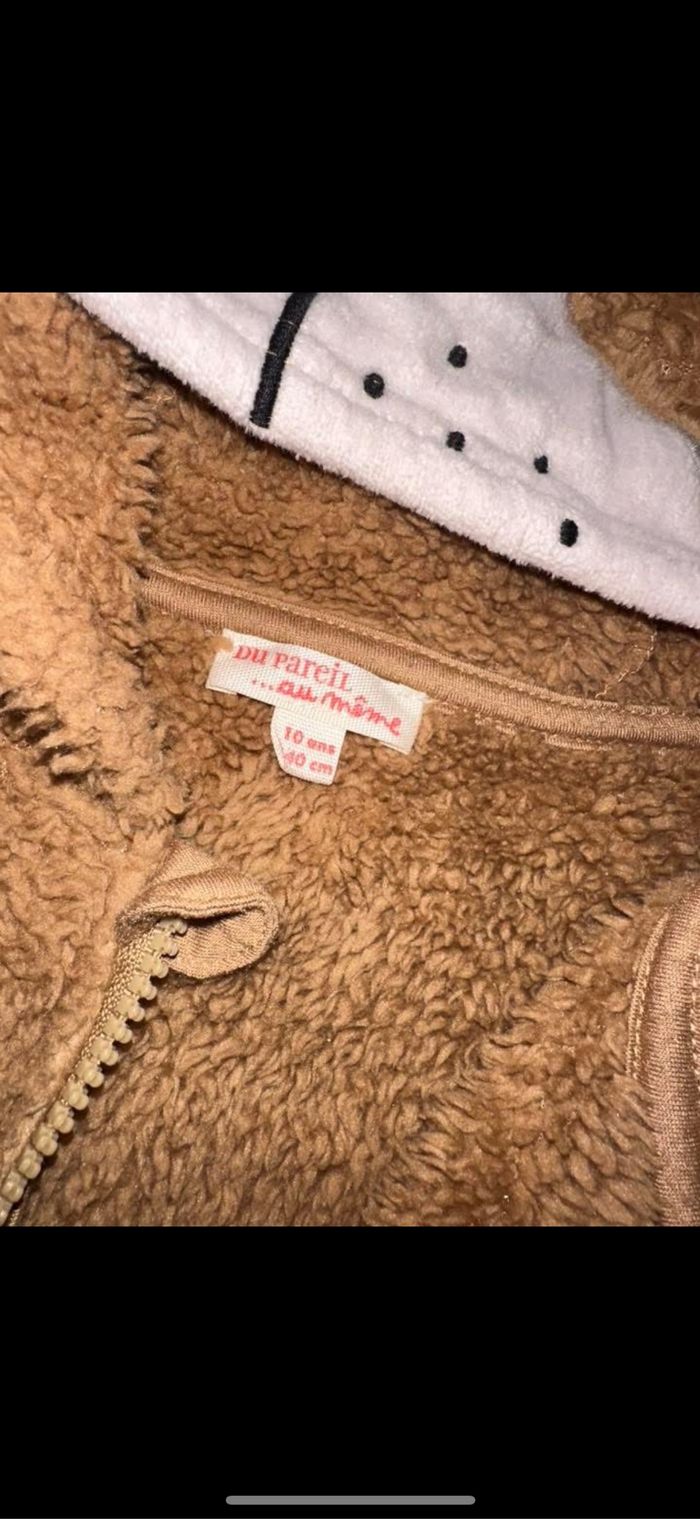 Sweat zipe dpam 10 ans - photo numéro 3