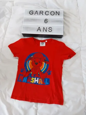 Tee-shirt manche courte garçon 6 ans