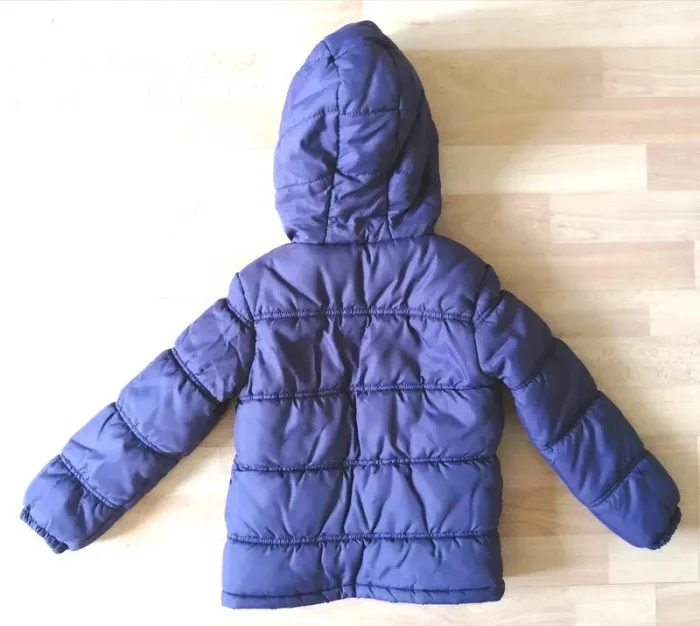 Doudoune violette à capuche 5-6 ans Kiabi - photo numéro 3