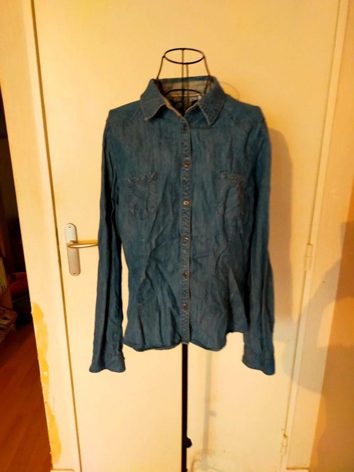 Jolie chemise imitation jean # rentrée - photo numéro 6