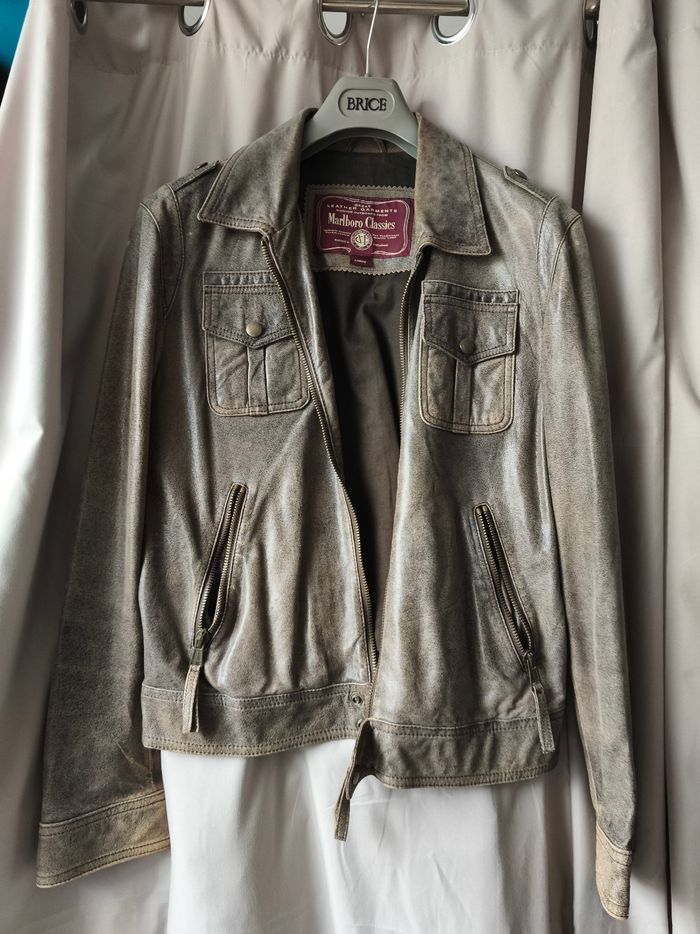 Veste cuir