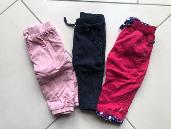 Lot 3 pantalons 12 mois
