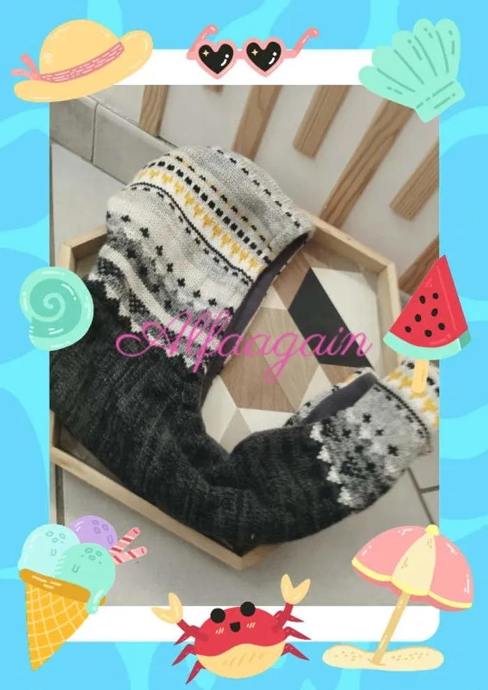 Capuche catimini gris perle 18/24mois - photo numéro 2