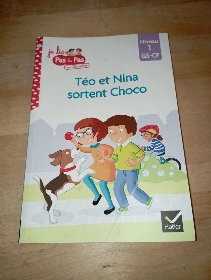 Livre Teo et Nina sortent choco