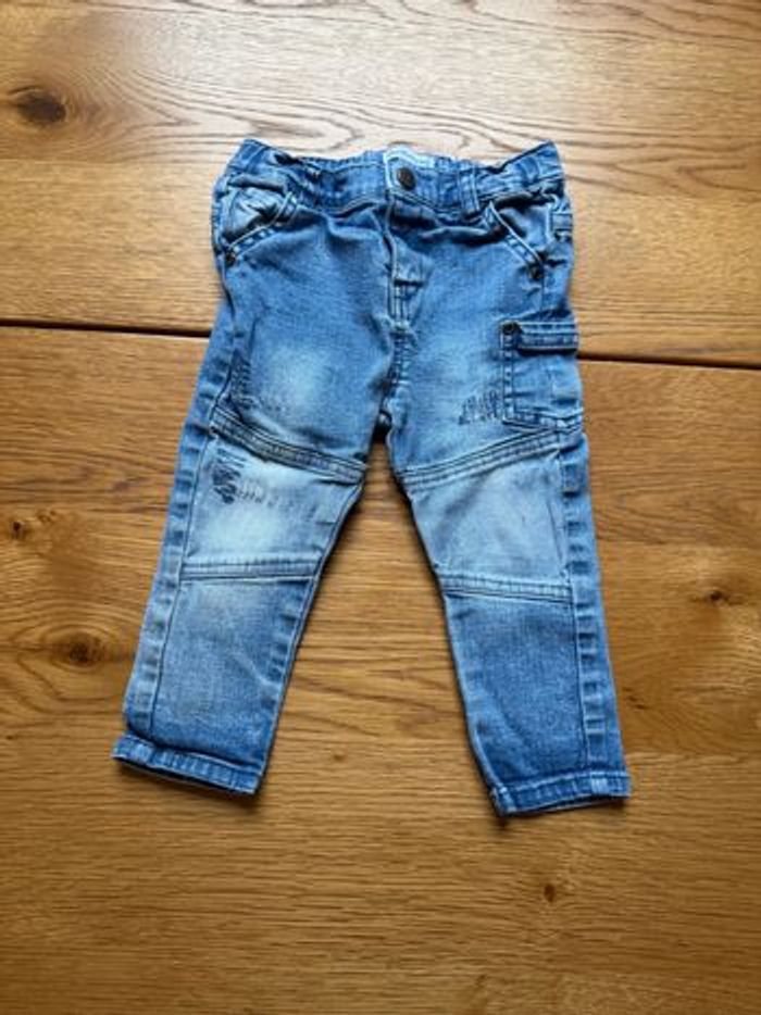 Jeans Bleu Vertbaudet Bébé Garçon 18 Mois – Très Bon État – 1 Tache – Réduction sur Lot