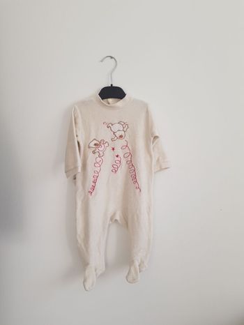 Pyjama en velours taille 6mois