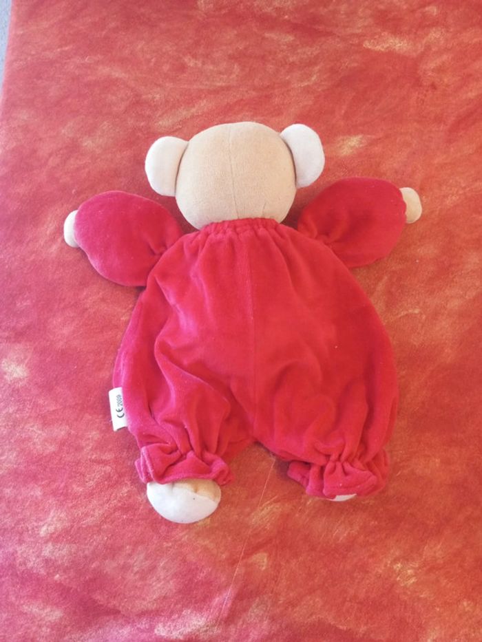 Ours beige rouge Bestever, 30 cm - photo numéro 5