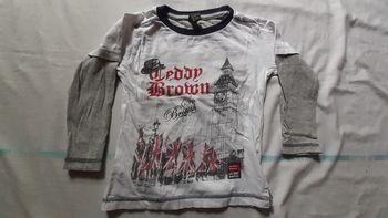 Sweet blanc motif drapeaux anglais