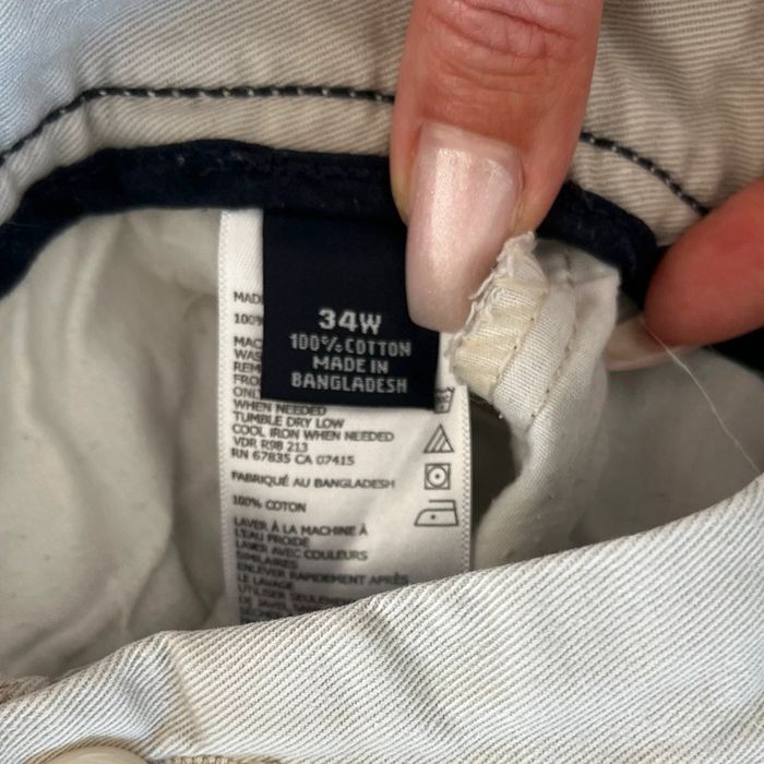 Short chino crème Nautica pour homme, taille W 34 (44 taille française) - photo numéro 5