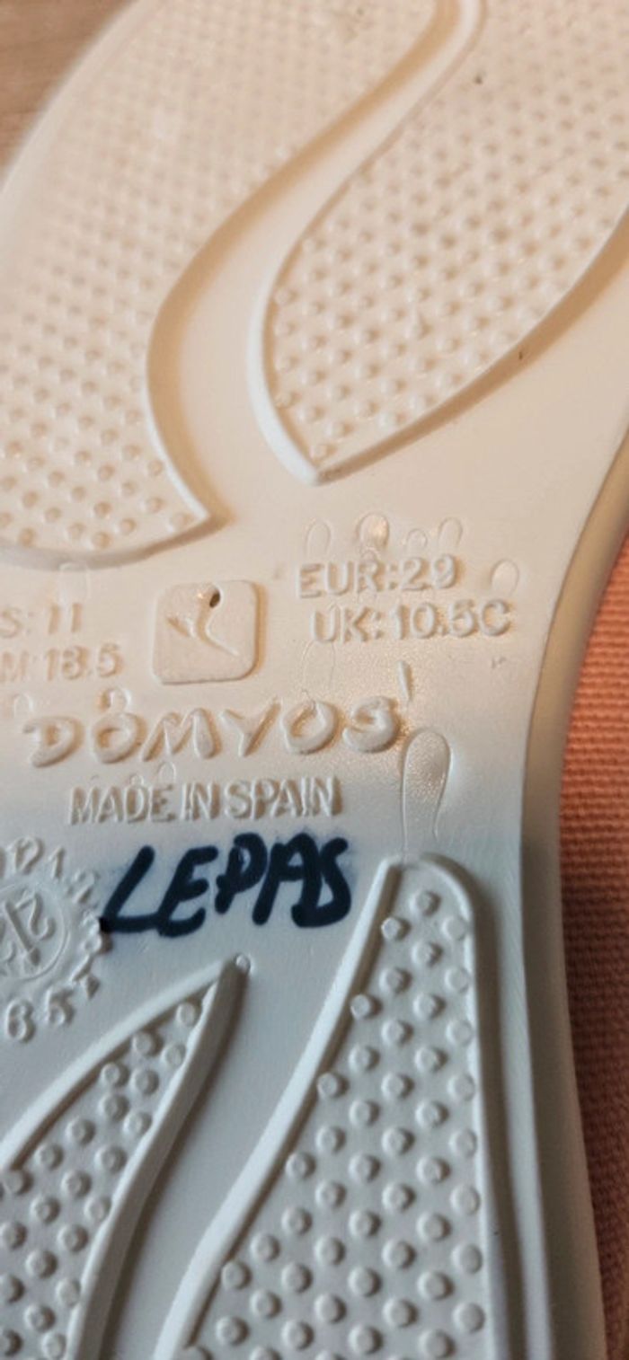 Sandales de gym rose clair, pour fille, Domyos, pointure 29 - photo numéro 4