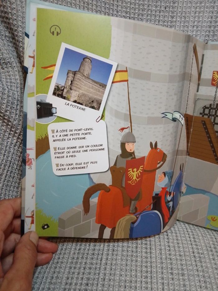 Livre + CD "En direct du Château Fort" - Les Petits reportages de Matthéo / Ed. Atlas - photo numéro 6