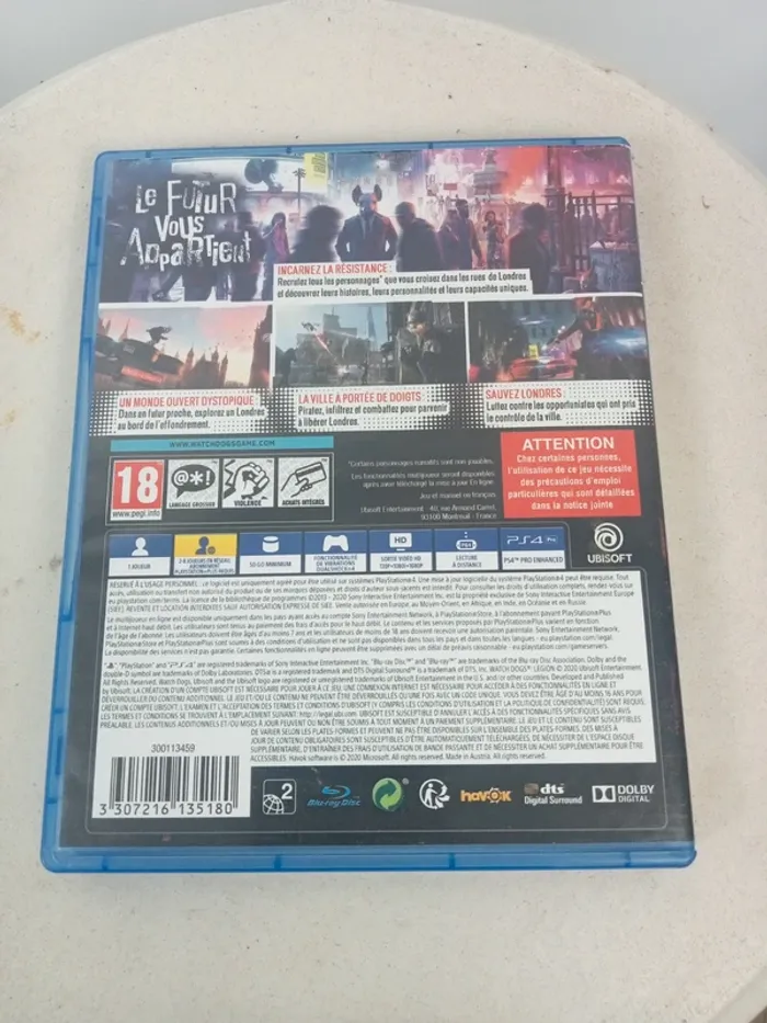 Jeu PS4 - game - juego - spiel - gioco - Watch Dogs Legion - Ubisoft - photo numéro 7