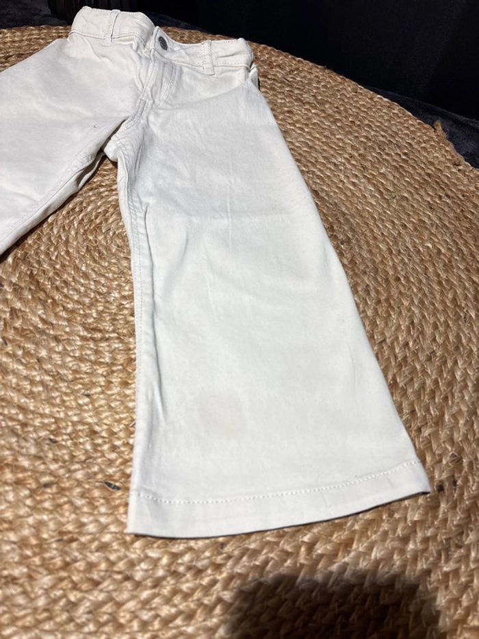 Jeans patte d’éléphant fille taille 4 ans - photo numéro 3