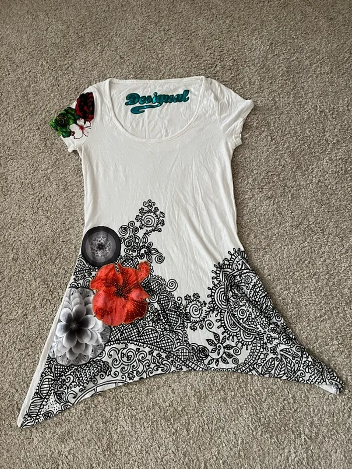 Robe légère Desigual multicolore taille 36 - photo numéro 9