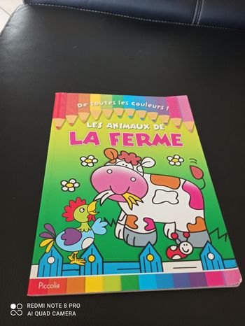 Livre de coloriage sur la ferme